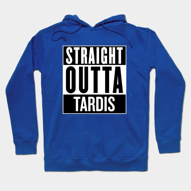 Straight Outta Tardis Doctor Who Hoodie by SaverioOste